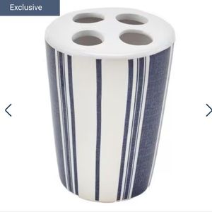 💙 Farmhouse Multi-Stripe Toothbrush Holder NEW